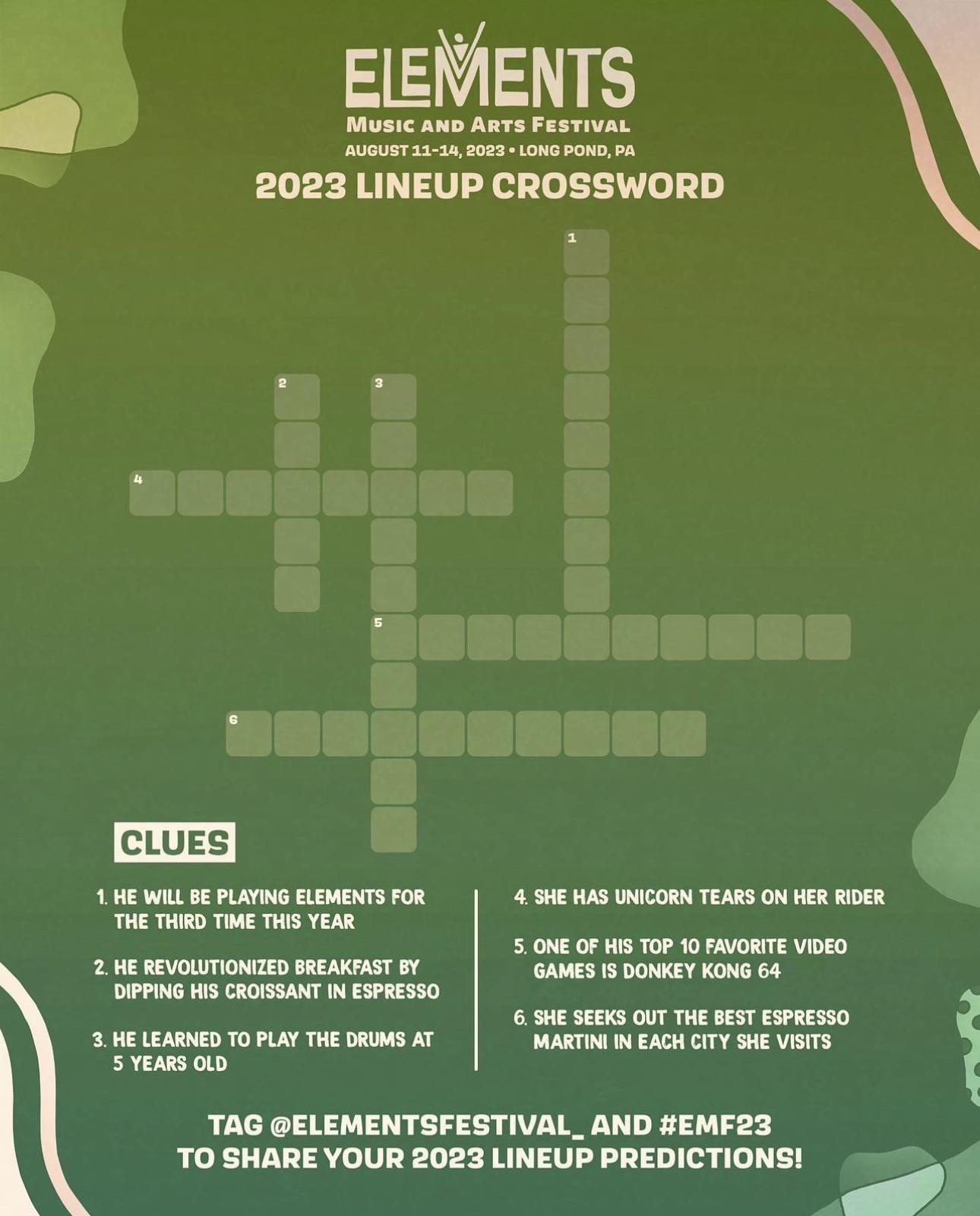Cracking the Code: Music Festival Lineup Crossword Clue Revealed
